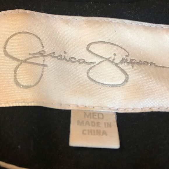 Jessica Simpson Pea Coat size medium lined wool excellent condition see pics - Picture 4 of 5